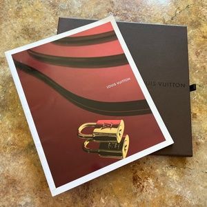 LOUIS VUITTON CATALOG and BOX  with LV TISSUE great display item!